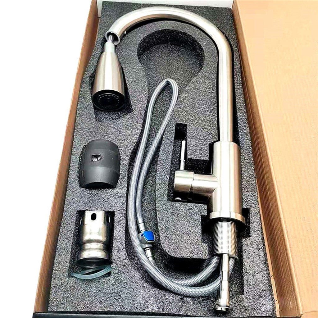 Vòi rửa bát nóng lạnh inox 304