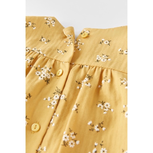 Set Váy Sơ Sinh Bé Gái Hoa Nhí Vàng ZR