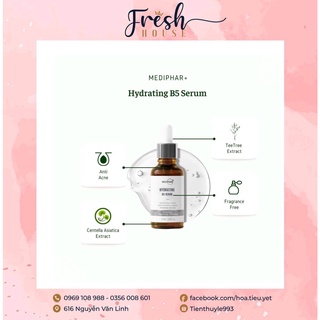 Serum cấp ẩm phục hồi da Mediphar Hydrating B5 Serum