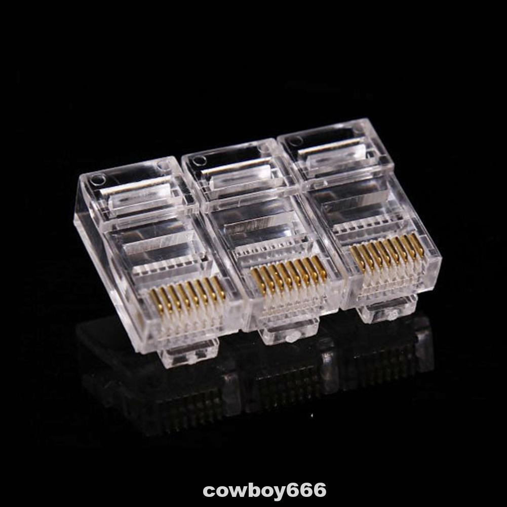 Set 100 đầu nối mạng màu vàng | BigBuy360 - bigbuy360.vn