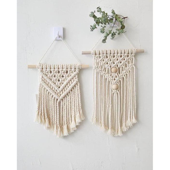 [Giá Ưu Đãi] Macrame mini Trang Trí Decor Nhà Cửa