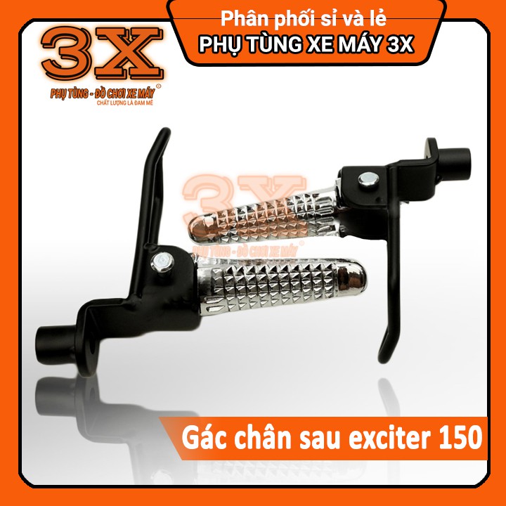 🔥🔥[ Chính hãng ]🔥🔥 Gác chân sau exciter 135 - 150 kèm ốc gắn | Gác chân phụ exciter 135 - 150 [ bảo hành 1 năm ]