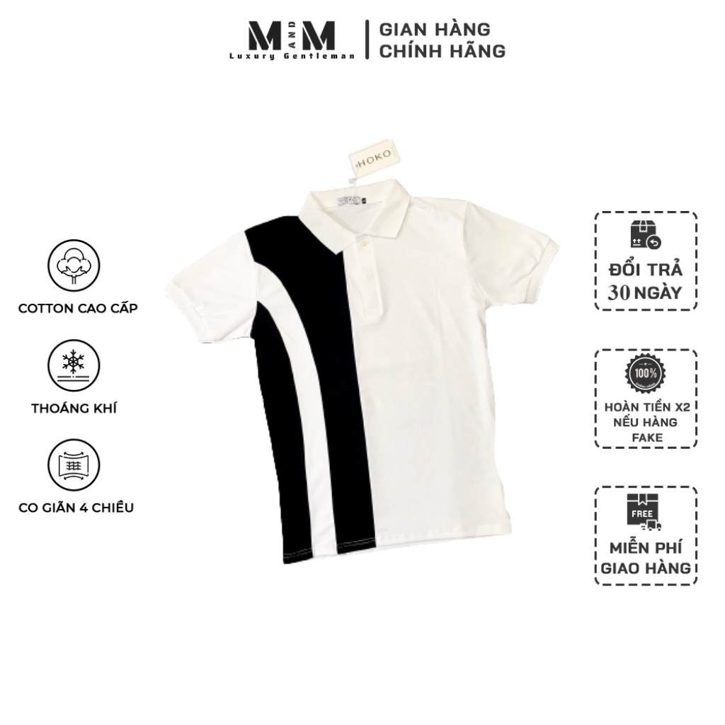 Áo Thun Nam, Áo thun polo nam MAM cổ bẻ ngắn tay cao cấp, vải Cotton co giãn,dày dặn,form regular fit | BigBuy360 - bigbuy360.vn