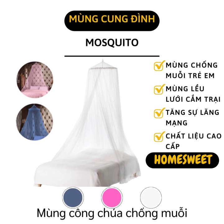 Mùng Công Chúa - Mùng Chống Muỗi Phong Cách Cung Đình Sang Trọng Và Đẹp Mắt 3853
