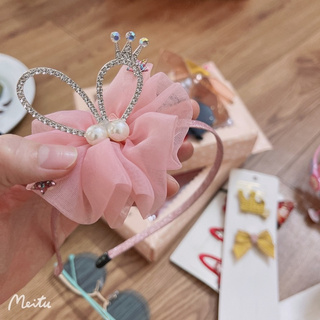 Cài tóc vương miện, đính đá, đính nơ siêu xinh