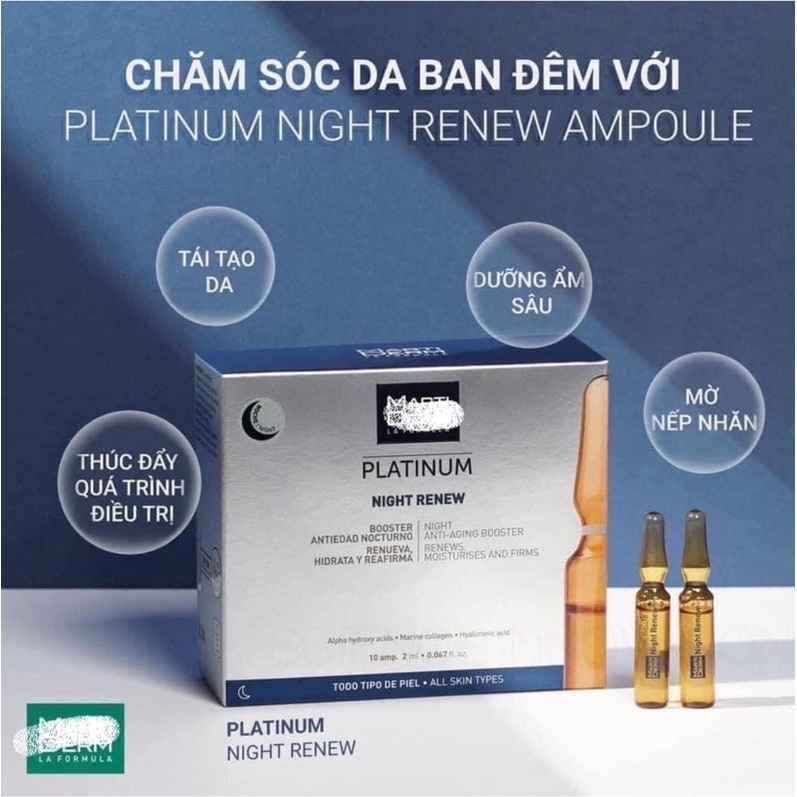 Tinh chất cô đặc serum martiderm night renew