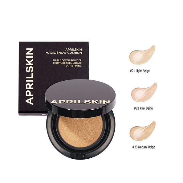 Phấn Nước April Skin Magic Snow Cushion Galaxy Triple Cover Edition SPF50+ PA+++ 15g