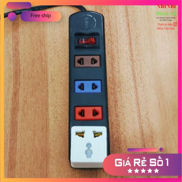 Ổ cắm chuyển đổi - Phích chuyển đổi ổ 3 chấu thành 2 chấu - chuyển đổi sạc 3 chân - đầu nối ổ cắm 3_nhinhi_dientu