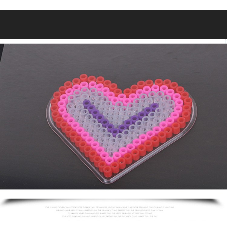 Combo 5 Giấy ủi hạt màu hama/perler, hạt màu kỳ thú