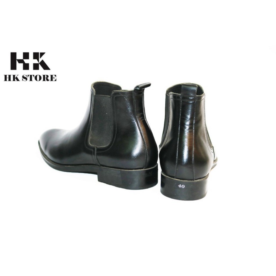 Giày CHELSEA BOOTS chính hãng 👑 HK.STORE 👑 Hàng cao cấp da bò thật 100% hot trend 2021 da mềm lót êm đi cực thoải mái.