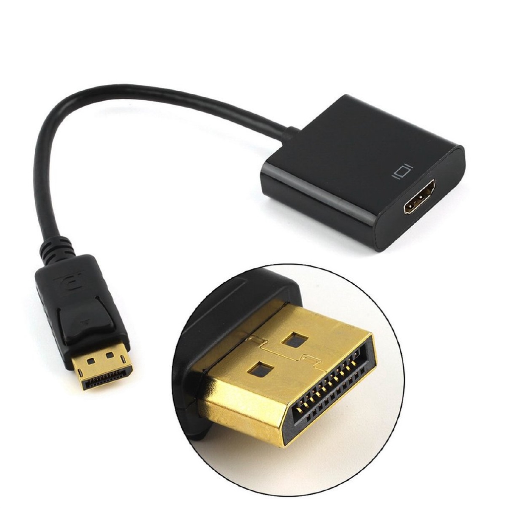 Dây Cáp Chuyển Đổi Dp Sang Hdmi Đầu Cái Cho Pc Laptop