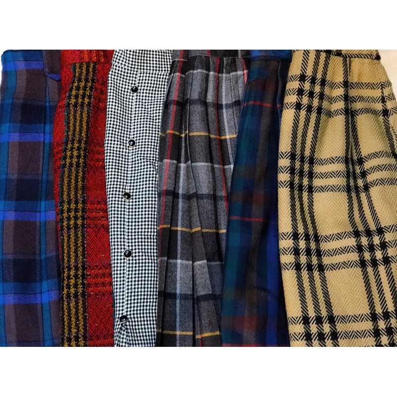 Combo 4 chân váy dạ Nhật sp