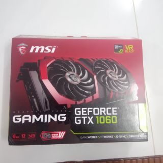 Card gtx 1060 6gb msi gaming x fullbox