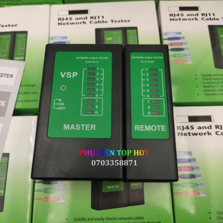 Hộp test cáp mạng RJ45 VSP tặng pin 9V
