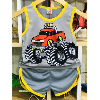 BỘ SÁT NÁCH THUN LẠNH 3D BÉ TRAI
