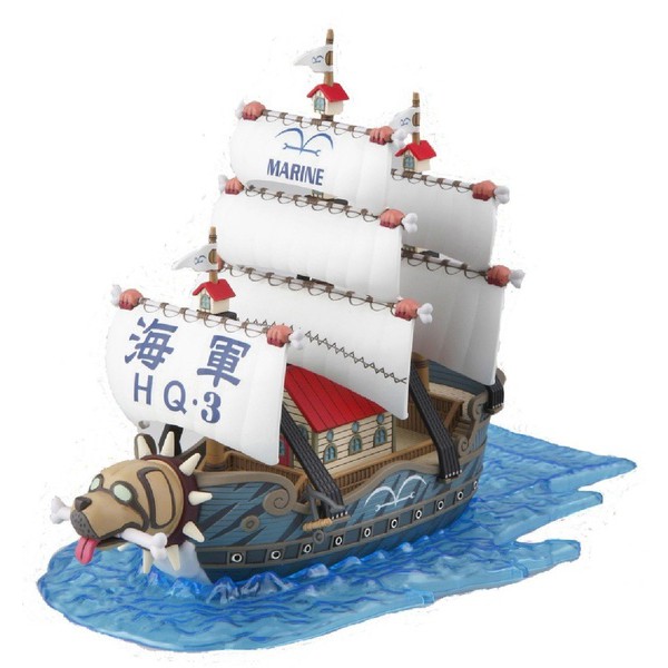 Mô hình đồ chơi hình tàu cướp biển trong Anime One Piece