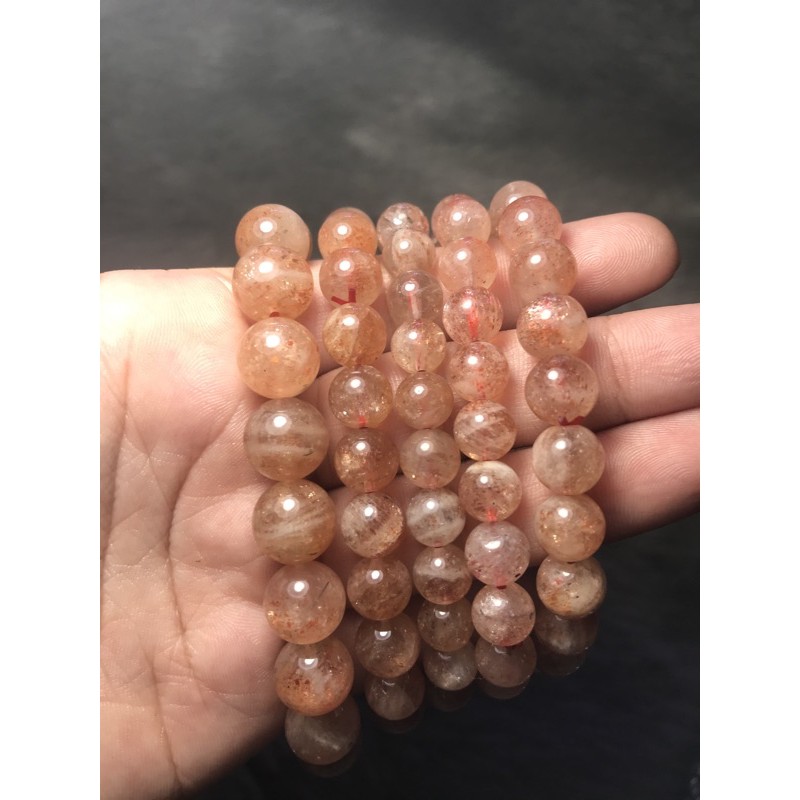 vòng tay sunstone natural lựa siêu đẹp như hình và video