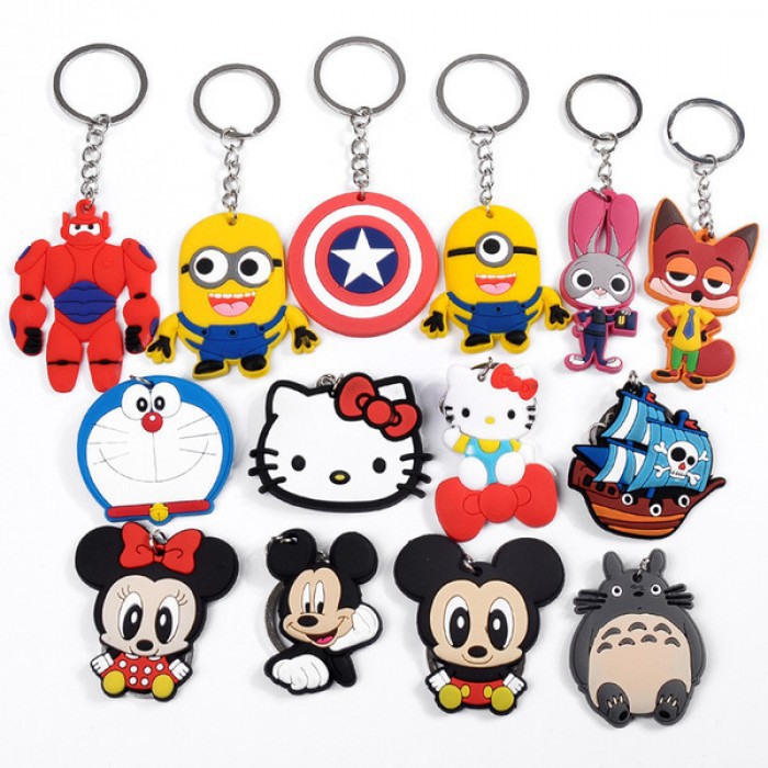 Móc khóa dẻo mini dễ thương
