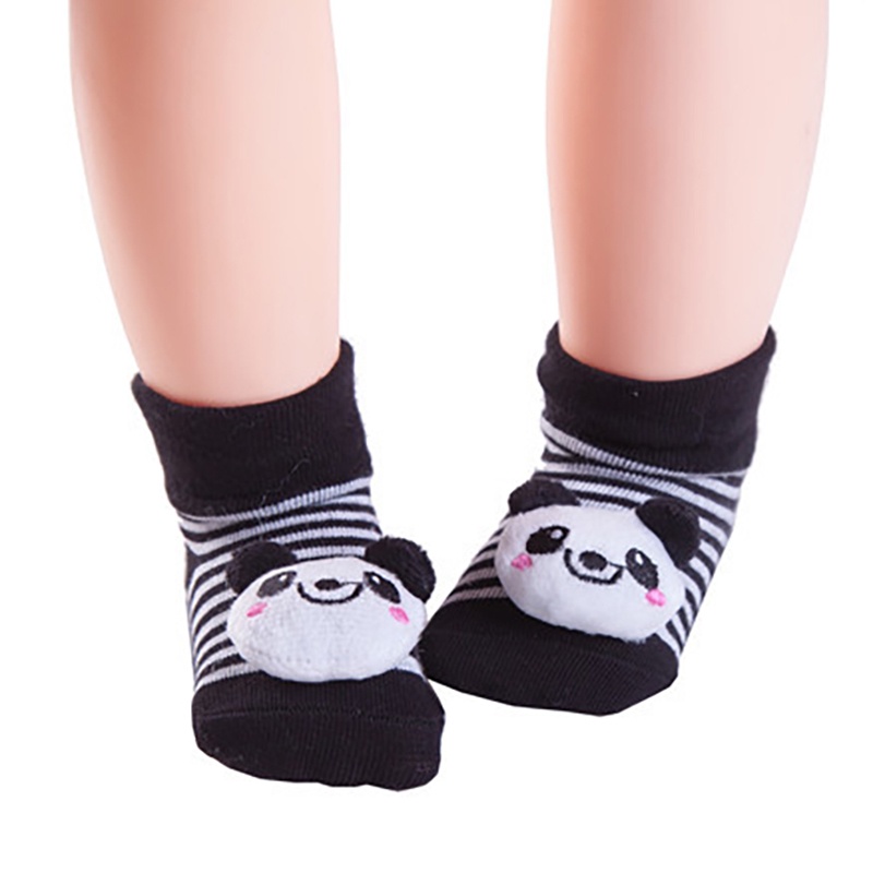 Vớ Cotton Ba Chiều Chống Trượt In Họa Tiết Hoạt Hình Cho Bé Sơ Sinh