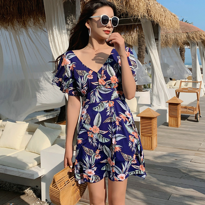 Đồ Bơi Tay Ngắn Hoạ Tiết Hoa Size Xl-3Xl | BigBuy360 - bigbuy360.vn