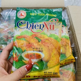 Bột chiên xù mầu hiệu tuấn phương gói 100g