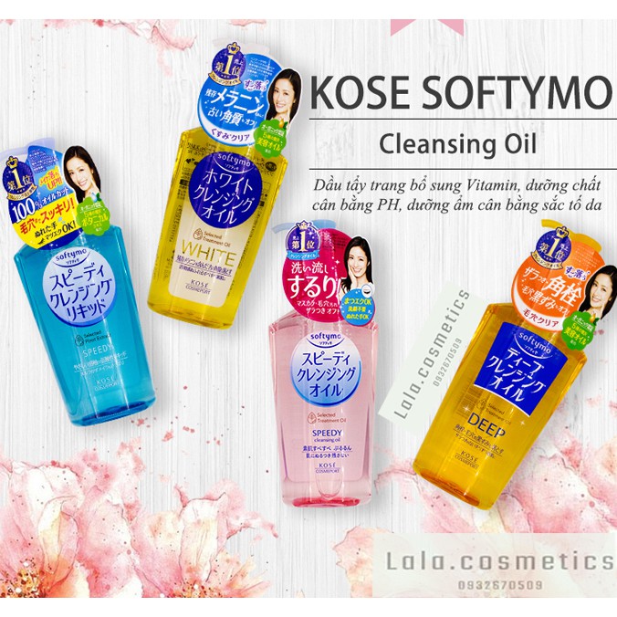 Dầu tẩy trang Kose Softymo Deep Cleansing Oil 230ml Nhật Bản
