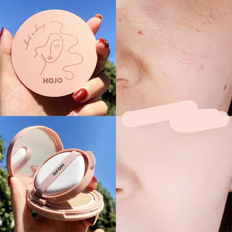 Phấn nước XIXI mỏng nhẹ mềm mịn Soft And Bright Concealer HOJO độ che phủ cao Air Hold Makeup Cushion HOJO19 XIXI32