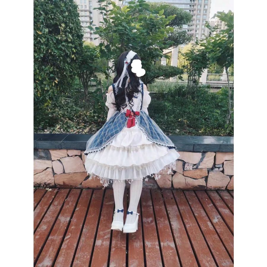 Đầm Cưới Đính Hoa Tuyết Phong Cách Lolita Xinh Xắn