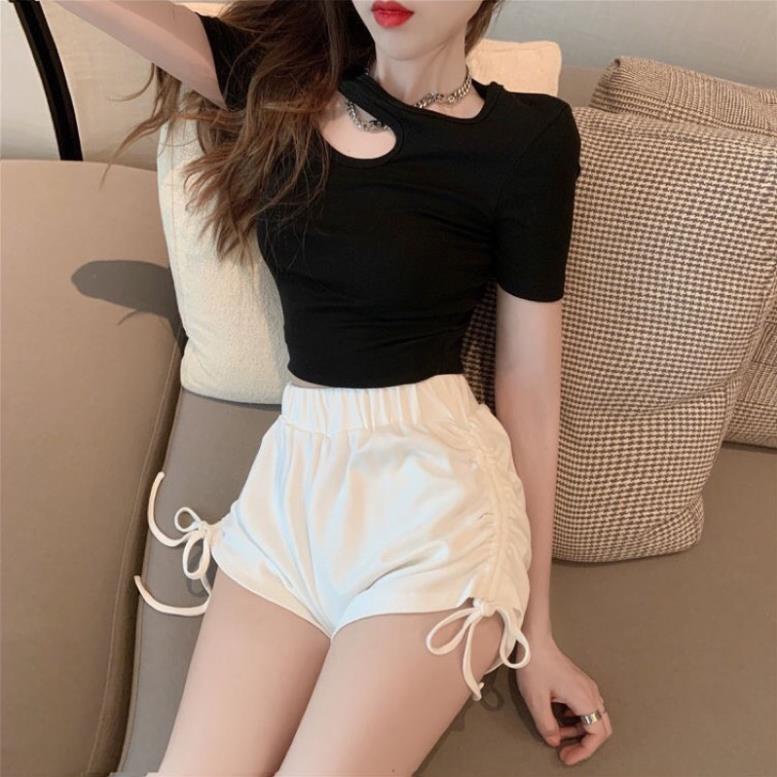 Q1  QUẦN ÔM BODY RÚT DÂY XINH ĐẸP Q1 [Hàng Siêu Cấp] | BigBuy360 - bigbuy360.vn