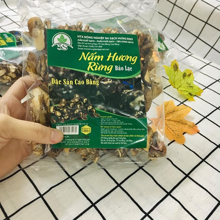 Nấm hương Cao Bằng đặc sản miền núi phía Bắc loại 100g Nông sản sạch A Thái