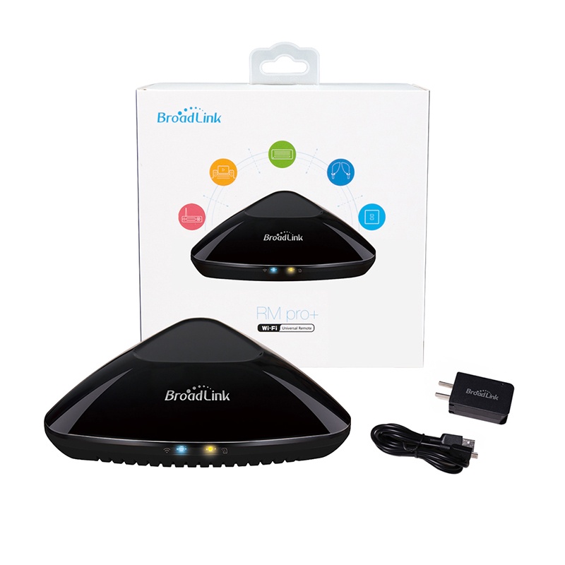 Trung tâm điều khiển nhà thông minh BROADLINK RM PRO+ - RM mini 3 cho ios iphone 13 ipad, Android samsung s22, Xiaomi,..