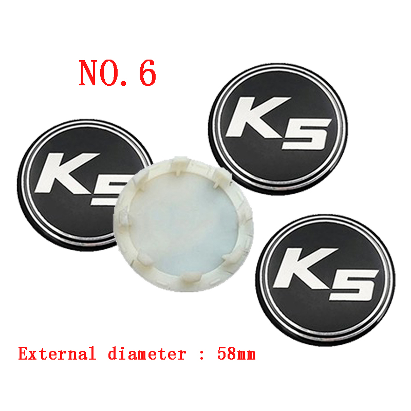 4 Nắp Chụp Mâm Bánh Xe Hơi 5.8cm Cho Kia Kx1 Forte R K5 Sportage