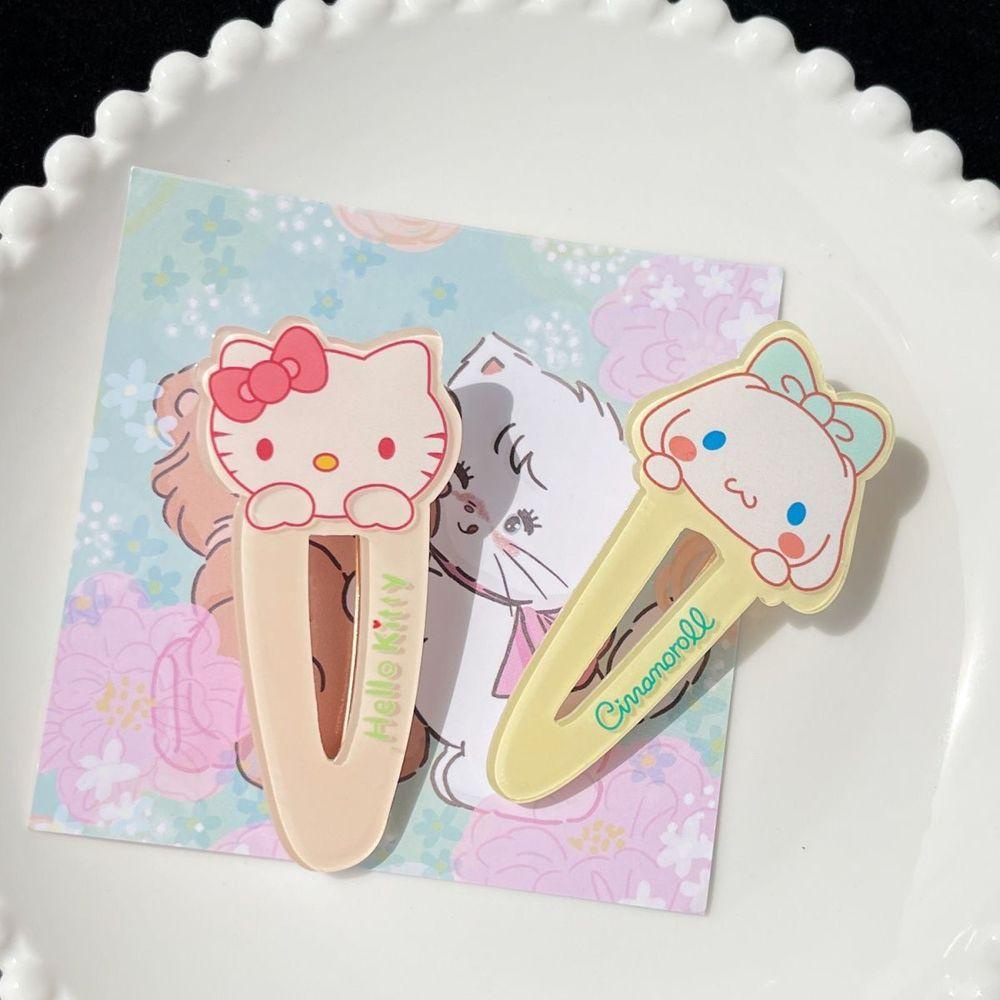 Aaron1 Kẹp Tóc Hình Kuromi Melody Kiểu Hàn Quốc Dễ Thương Cho Bé Gái
