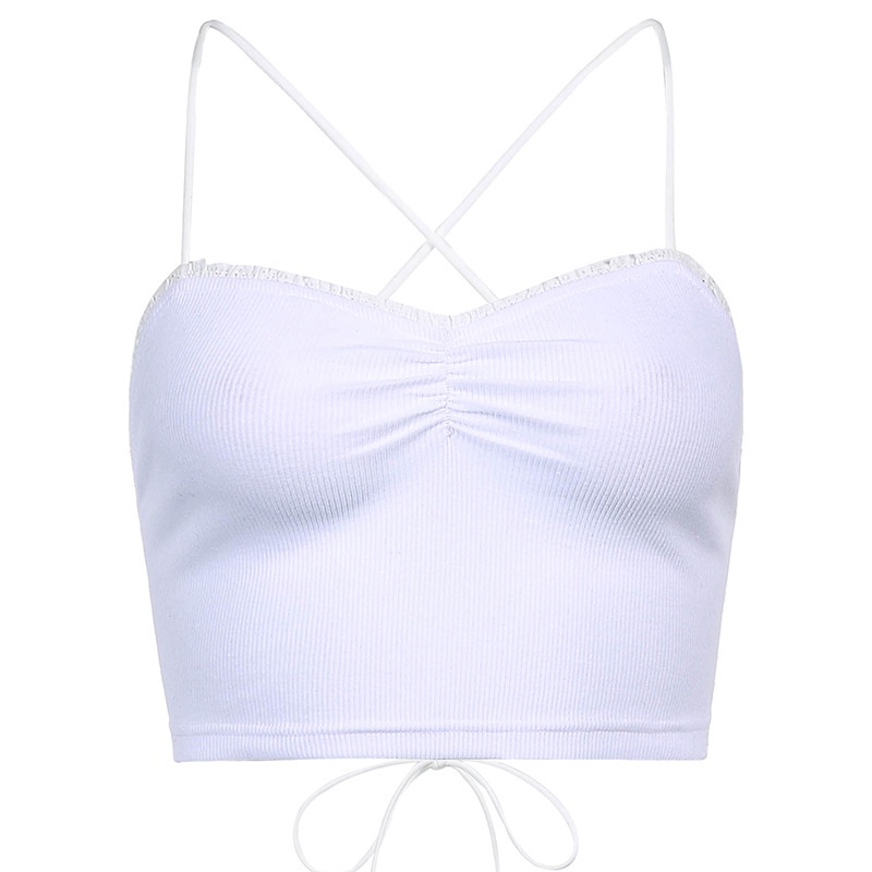 Áo hai dây phối dây đan chéo thời trang quyến rũ cho nữ