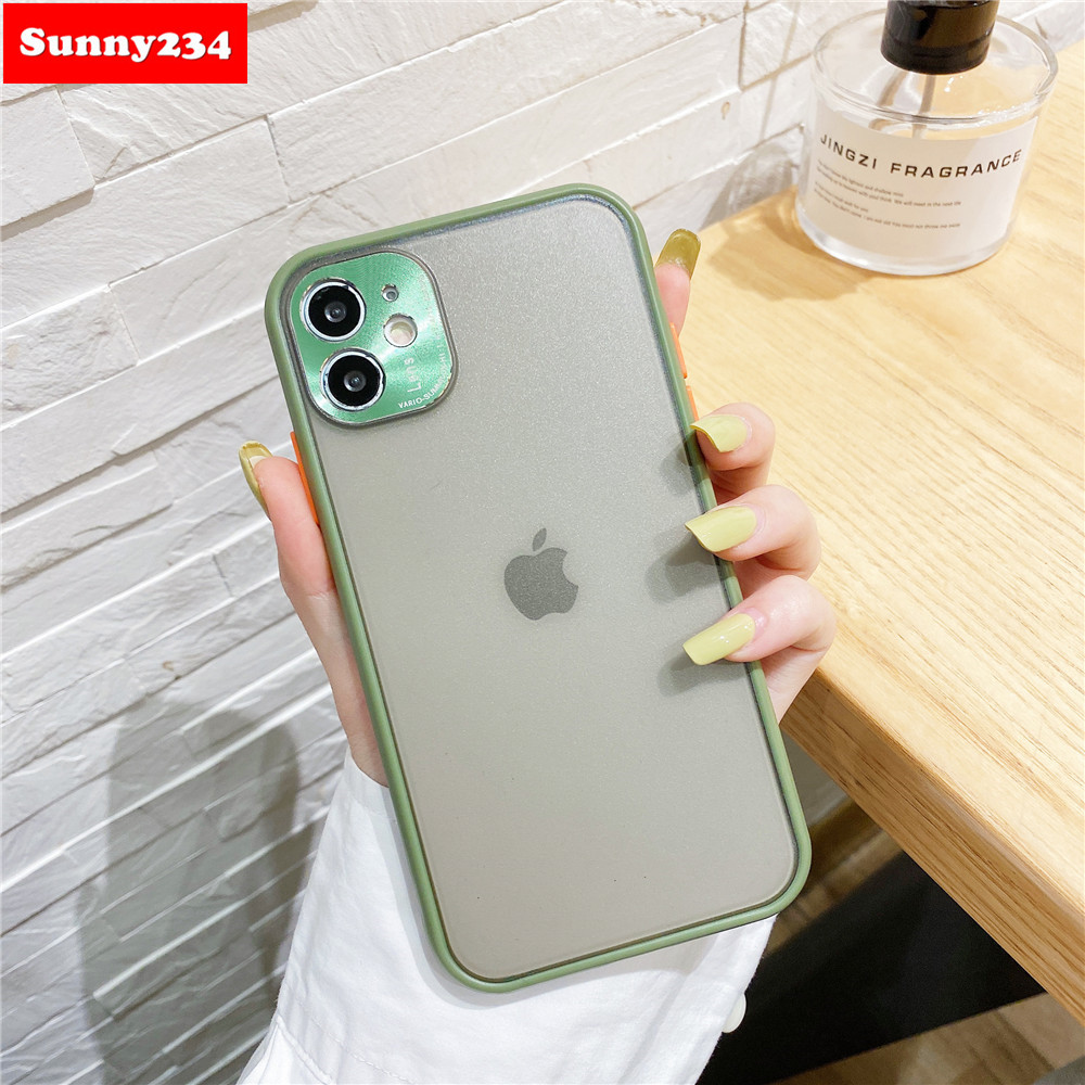 Ốp Điện Thoại Có Viền Bảo Vệ Camera Cho Iphone 6 6s 7 8 Plus X Xs Max Iphone 11 Pro Max