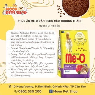 Thức ăn meo hải sản 350g