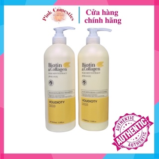 Dầu Gội Dầu Xả BIOTIN & COLLAGEN VOUDIOTY Phục Hồi Và Kiềm Dầu