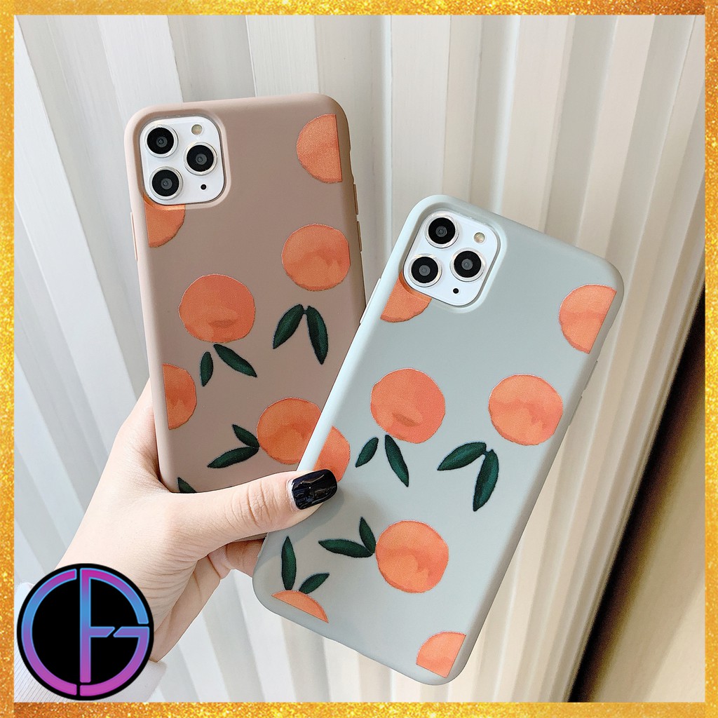Ốp Điện Thoại Màu Cam Xinh Xắn Cho Iphone 11 Pro Max Xsmax Xr 6 I 7 I 8 Plus | BigBuy360 - bigbuy360.vn