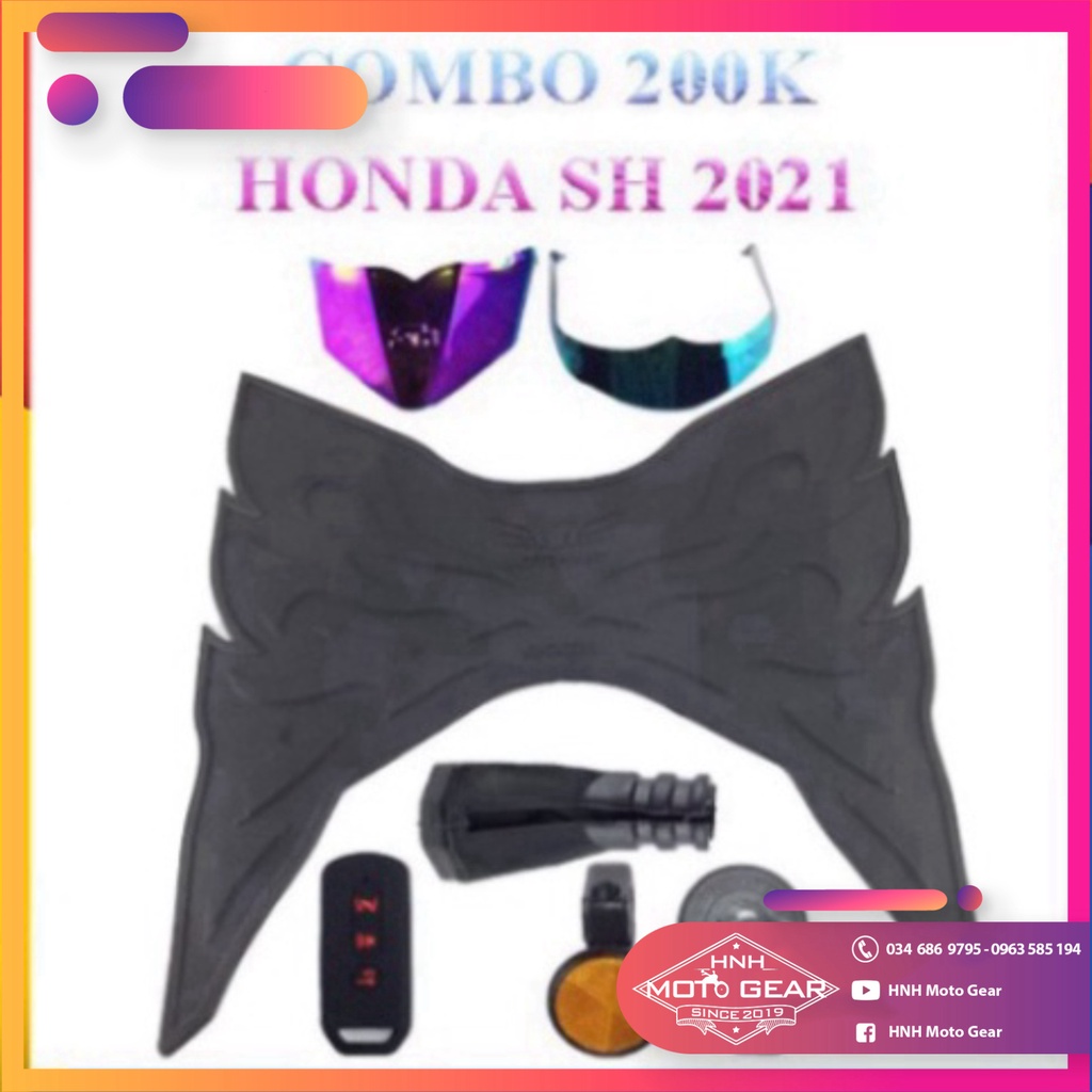 Honda SH 2021 - Bộ Trang Trí 5 Món Hàng Đẹp