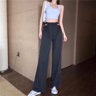 Quần suông hack chân khoét eo sexy