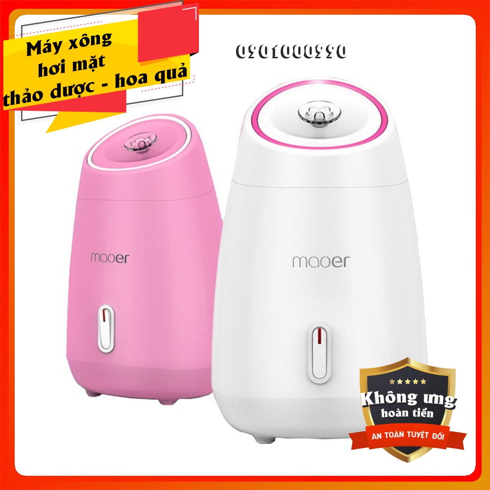 ⚡RẺ VÔ ĐỊCH⚡Máy xông hơi mặt thảo dược Maoer - Loại mini phun hơi nóng - Xông sả, chanh, quế...