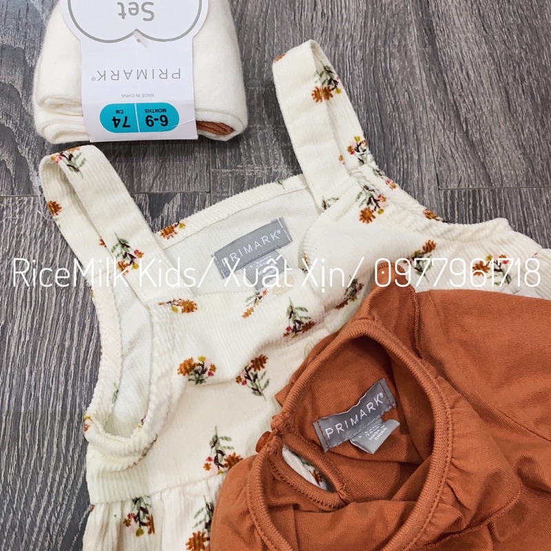 Set 3 chi tiết cho bé gái Primark xuất dư xịn