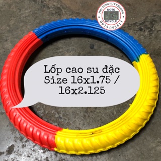 Lốp xe đạp trẻ em 16 inch: lốp đặc và lốp dùng săm