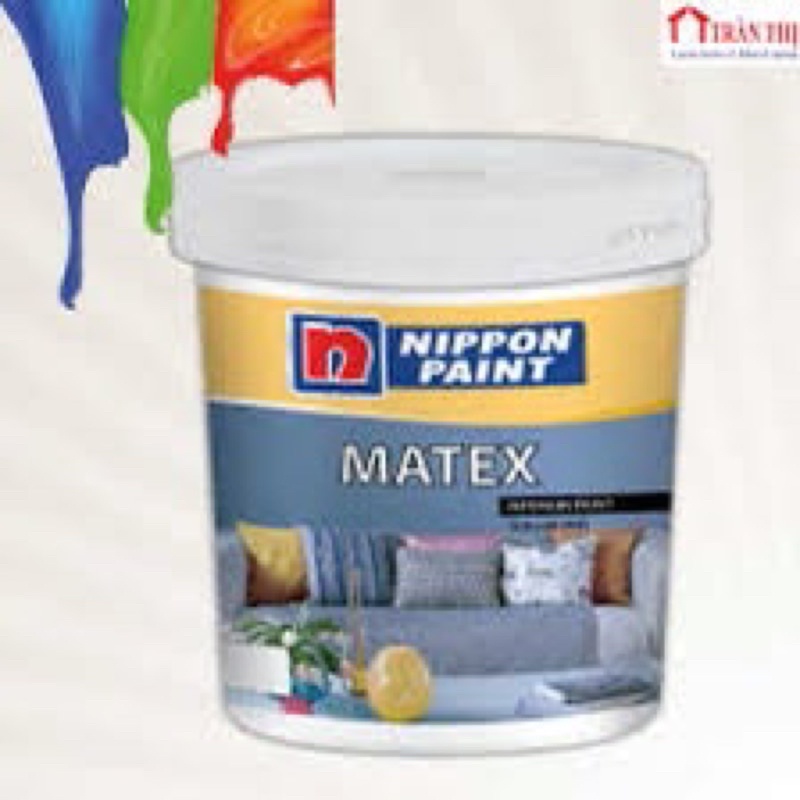 Sơn trong nhà Nippon Matex 5Kg Trắng hoặc chọn màu