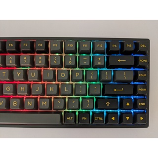 Bàn phím cơ AKKO 3084B Plus Black & Gold (Bluetooth 5.0 / Wireless 2.4Ghz / Hotswap / Foam tiêu âm / AKKO CS Switch)