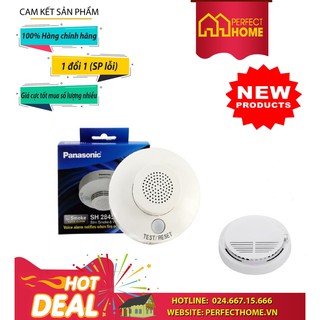 BÃO SALE {Hàng chính hãng} ( Hàng_Chính hãng) Đầu dò báo cháy panasonic SH28455911 sử dụng pin, SX Nhật Bản