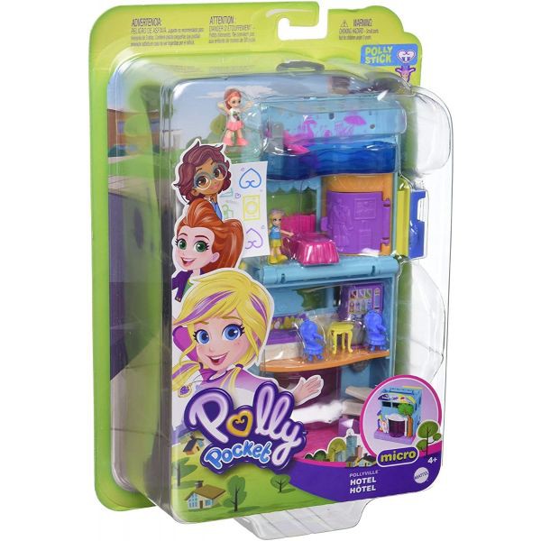 Đồ Chơi POLLY POCKET Khách Sạn Vui Vẻ Ở Pollyville GKL58/GGC29