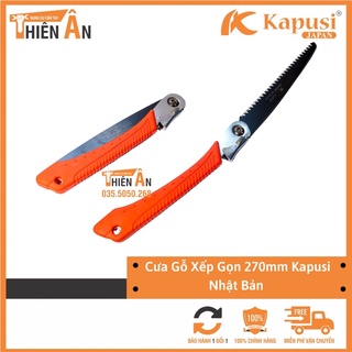 Cưa gỗ cầm tay xếp gọn 27cm kapusi- cưa nhật chính hãng kapusi thép sk5 cao cấp