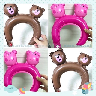 Cài bóng ❤ freeship ❤ bóng phao cài tóc dễ thương 29cm mừng sinh nhật hpbd