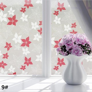 Miếng dán tường PVC in họa tiết xinh xắn cho trang trí nhà hoa lụa gương tròn hồ cá mini trang tranh đính đá phong cảnh